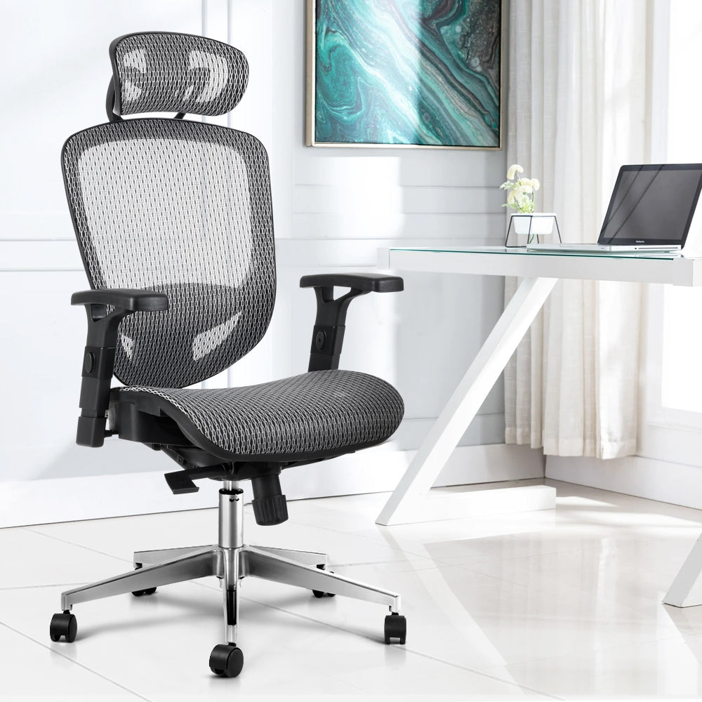 Artiss Office Chair Mesh Grey