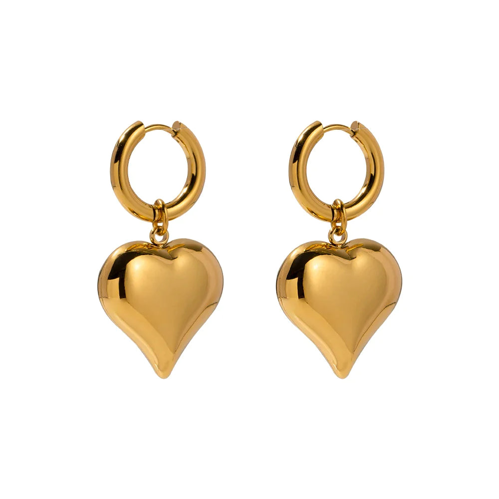 My Heart 18K Gold Plated Earrings