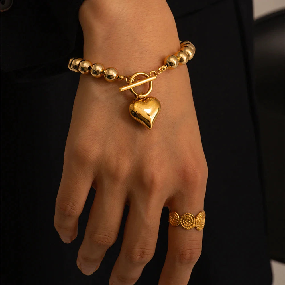 My Heart 18K Gold Plated Bracelet