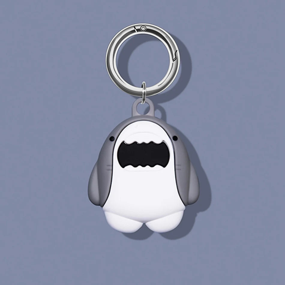 3D cartoon Airtag Keyring