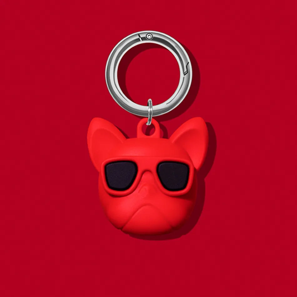 3D cartoon Airtag Keyring