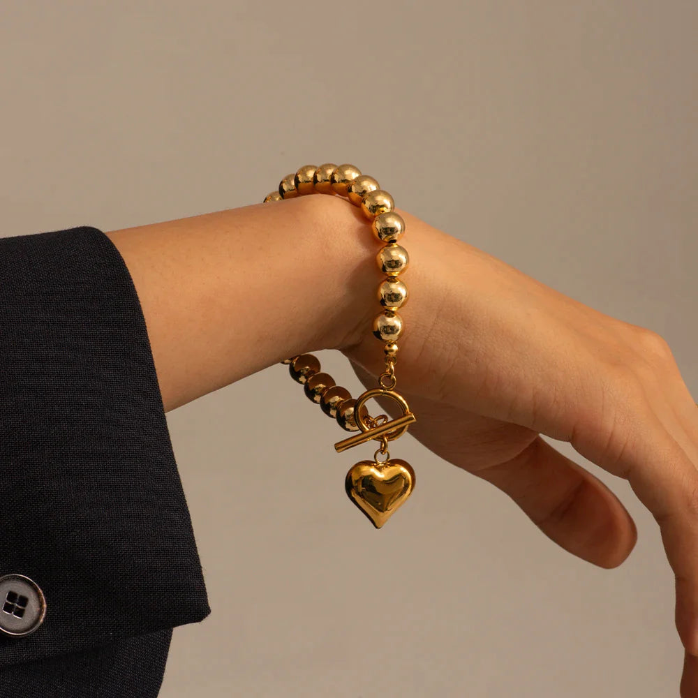 My Heart 18K Gold Plated Bracelet