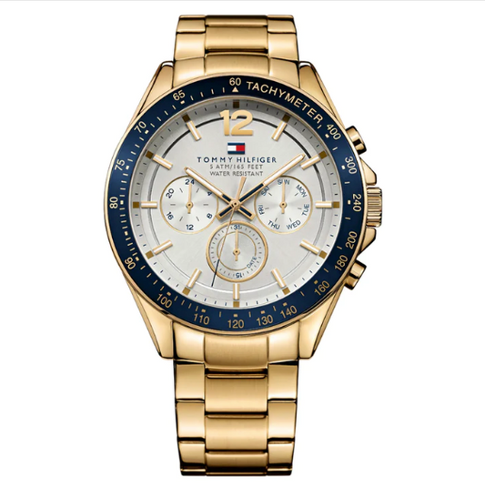 TOMMY HILFIGER MEN'S GOLD WATCH - 1791121