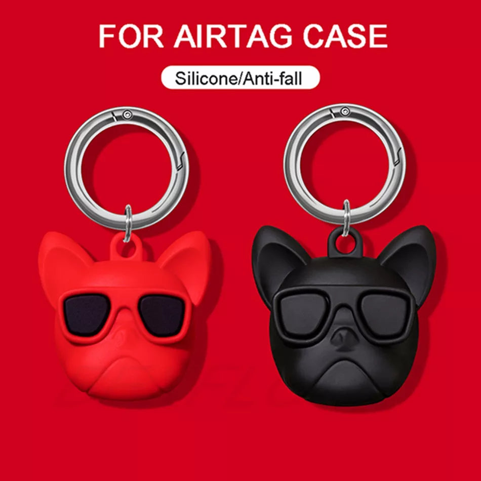 3D cartoon Airtag Keyring