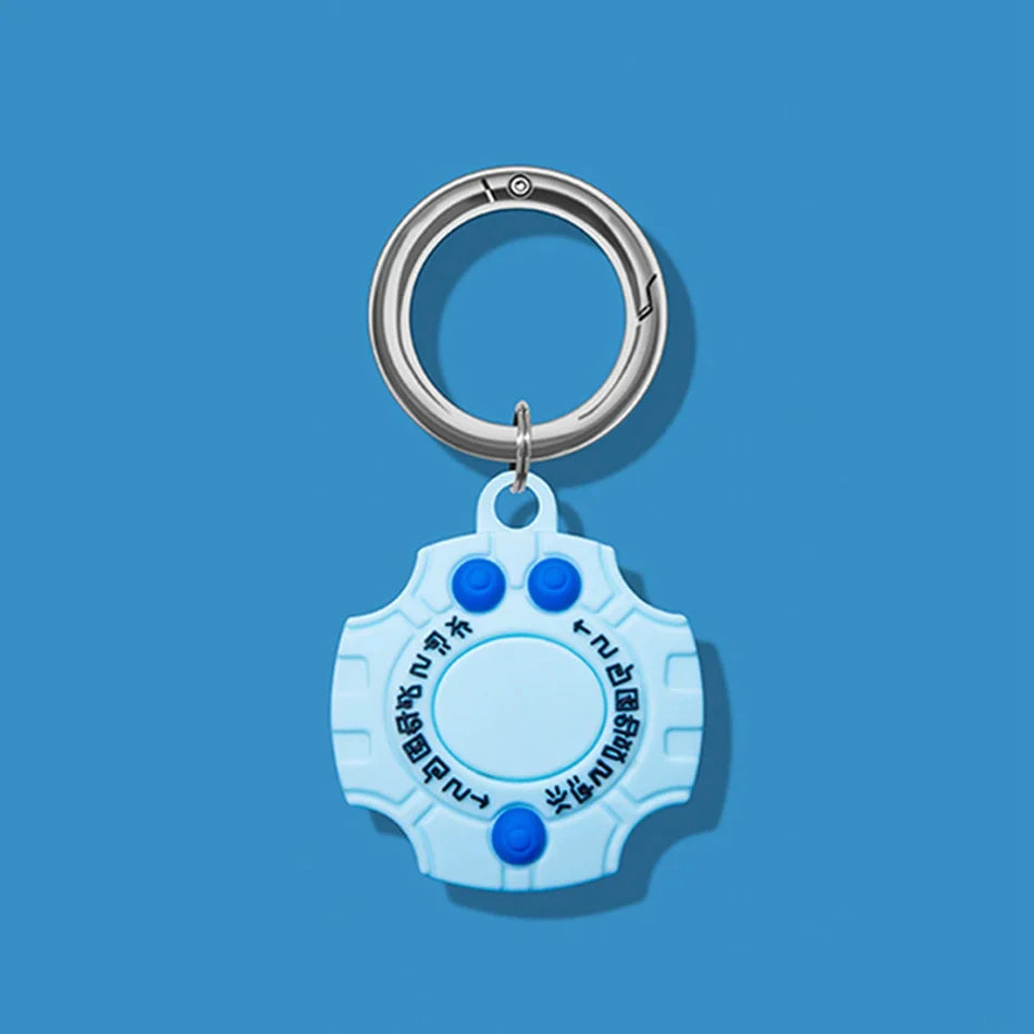 3D cartoon Airtag Keyring