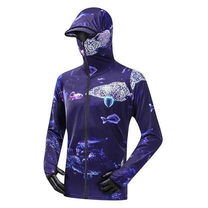 Anti-UV Sunscreen Sun Protection Clothes Professional Fishing Hoodie