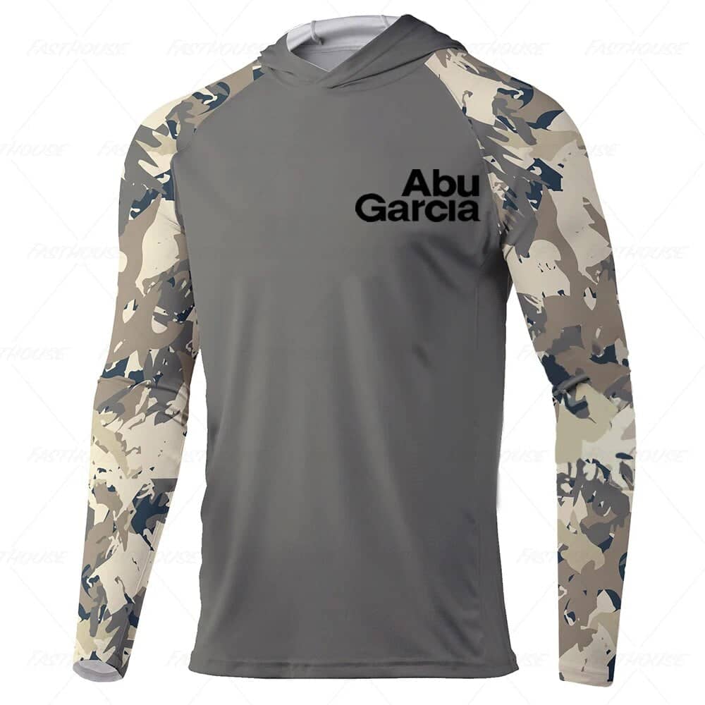 Abu Garcia Summer Fishing Hoodie Men UV Protection