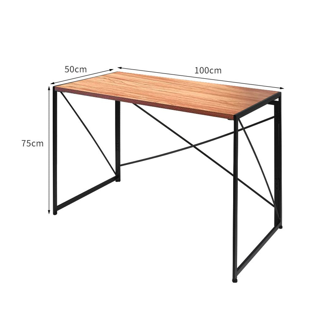 Office Desk Computer Work Study Gaming Foldable Home Student Table Metal Stable