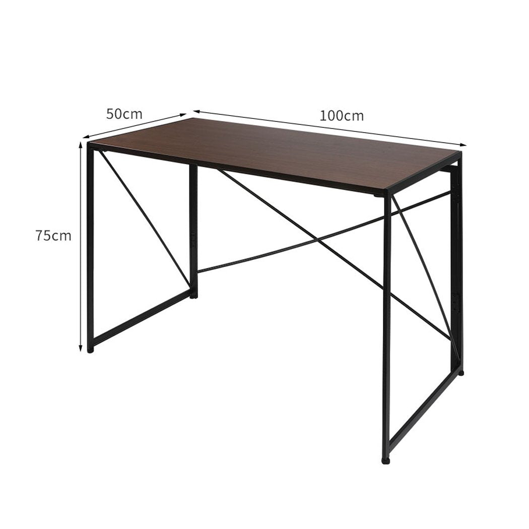 Office Desk Computer Work Study Gaming Foldable Home Student Table Metal Stable