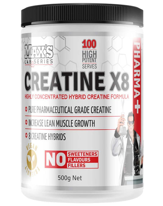 Creatine X8 by Max's Lab Series (Bundle)