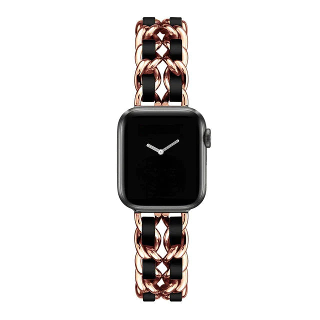 Gold & Silver Apple Watch Band.